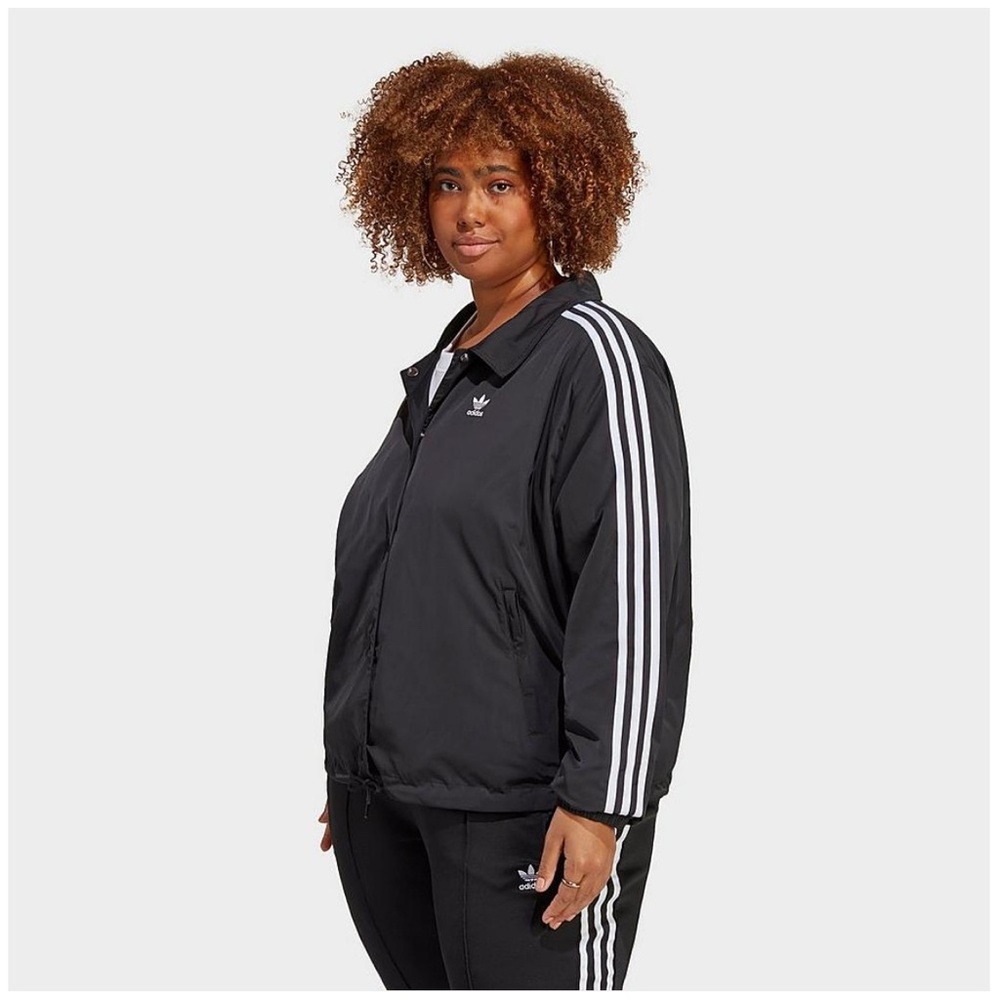 WOMEN'S ADIDAS ORIGINALS ADICOLOR CLASSICS 3-STRIPES COACH JACKET PLUS SIZE 2XL